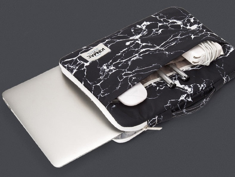 Kinmac Shockproof Laptop Bag - Marble