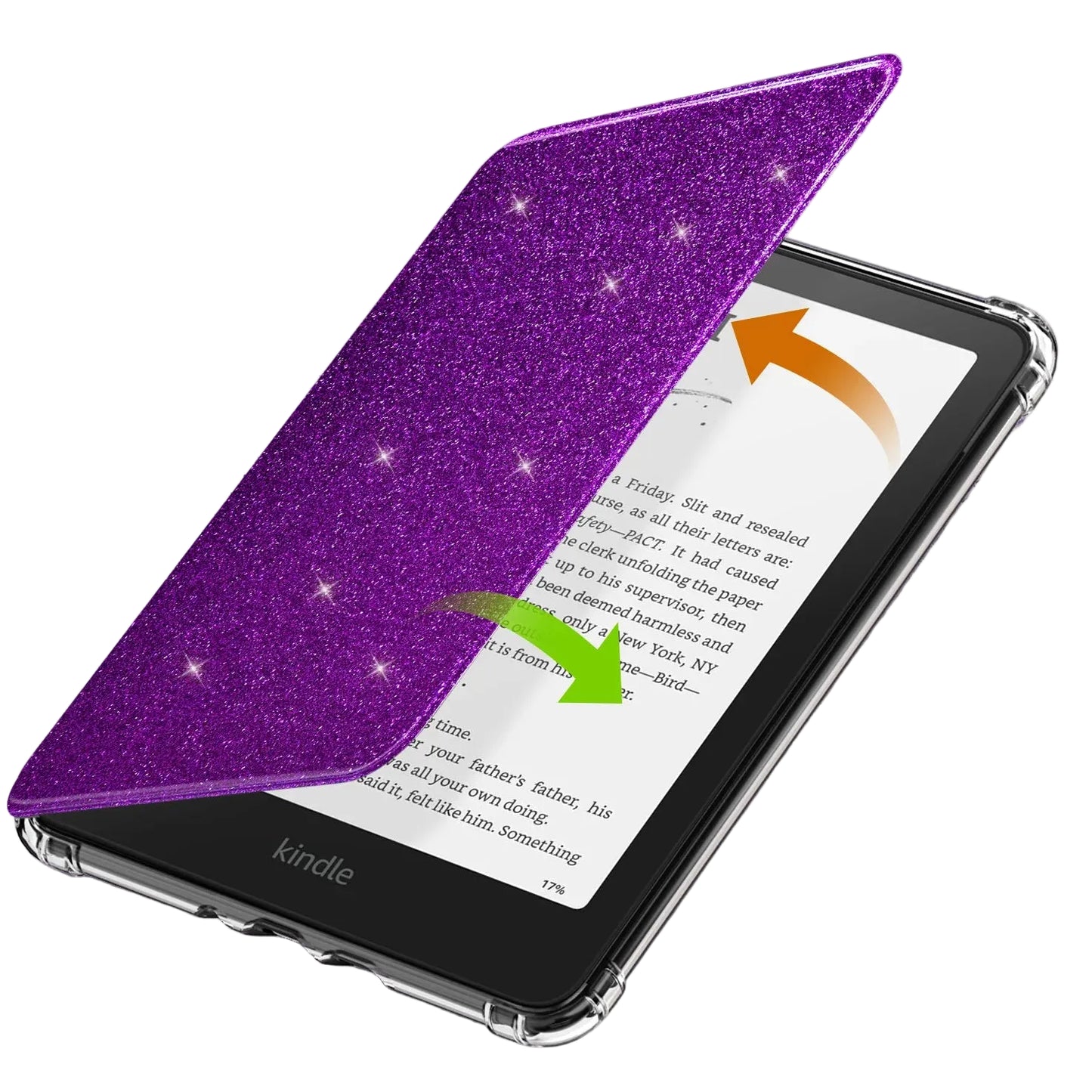 Soft Flexible Glitter Case for Kindle Paperwhite 2024 12th Generation
