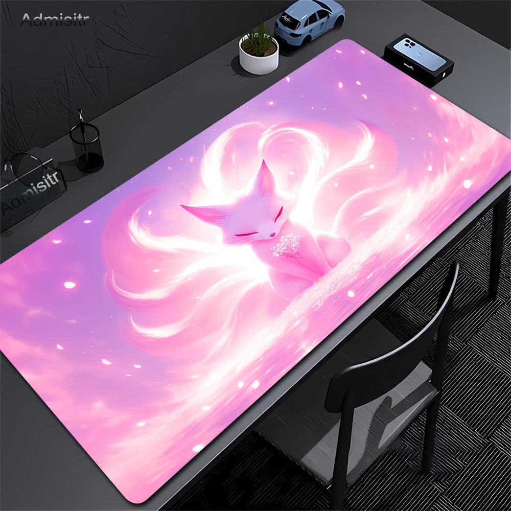 Mythical Fox Landscape Desk and Keyboard Mat