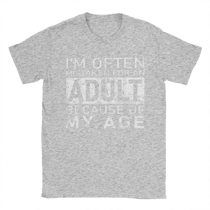 Mistaken for an Adult Mens Graphic Tee