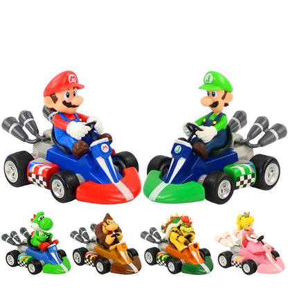 Pull Back Race Car Toy of Super Mario