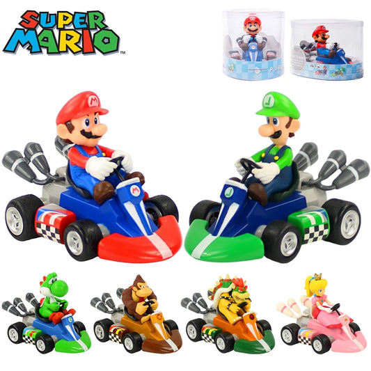 Super Mario Pull Back Race Car Toy