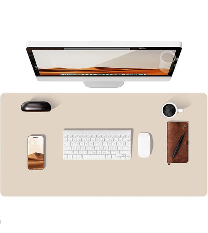 Large Colourful PU Leather Office Desk Mat