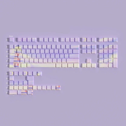 Keyboard Keycap Full Set 131 Keys - Dreamy Sky Side Print