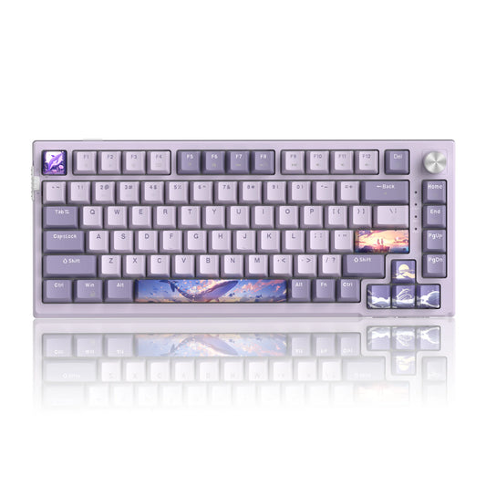 MageGee SKY81 75% Mechanical Gaming Keyboard - Purple Ocean