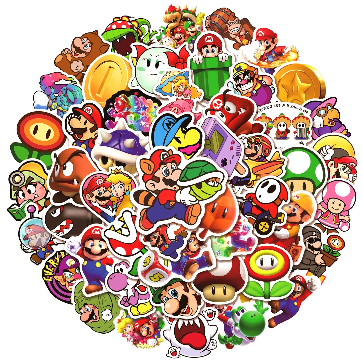 Super Mario Bros Sticker Pack (100pc)