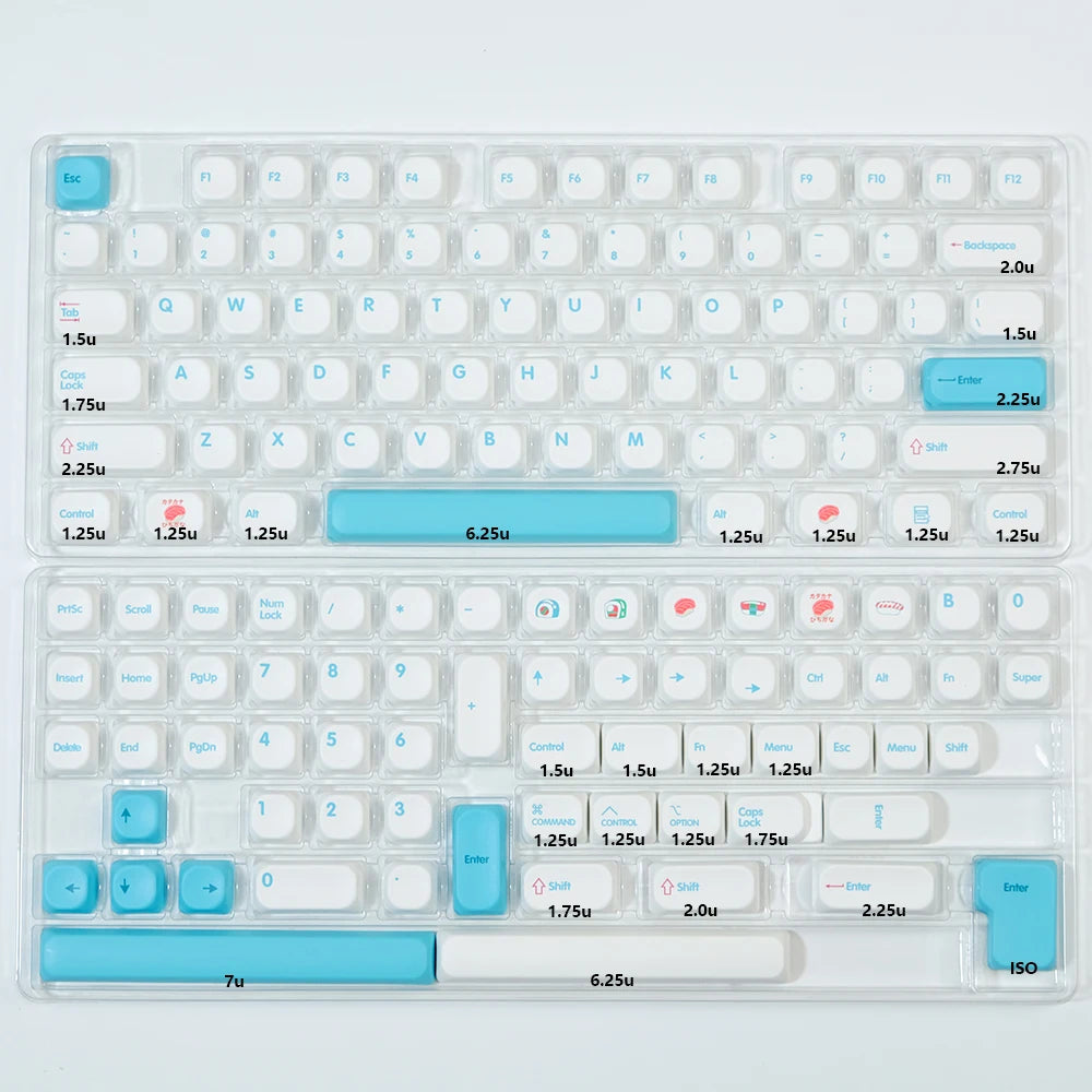 KBDiy 138 Keycap Set for Mechanical Keyboard