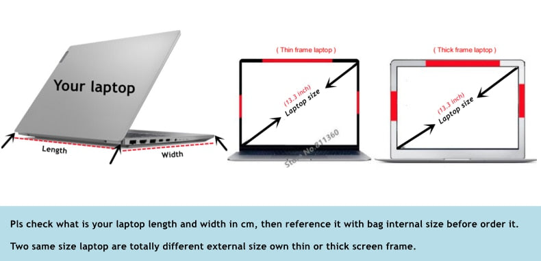Kinmac Shockproof Laptop Bag - Nature
