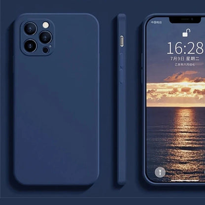 Luxury Liquid Silicone Shockproof iPhone Case - iPhone 11 Models