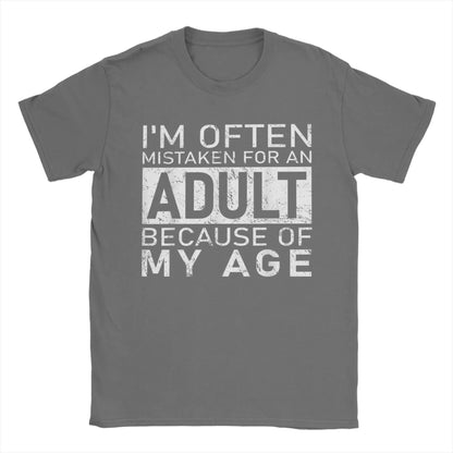 Mistaken for an Adult Mens Graphic Tee