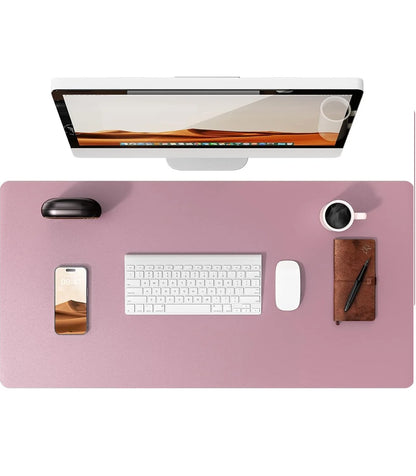 Large Colourful PU Leather Office Desk Mat