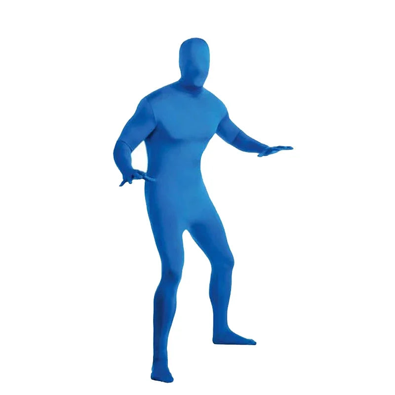 Colourful Adult Zentai Costume Bodysuit