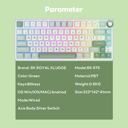RK Royal Kludge R75 Mechanical Gaming Keyboard