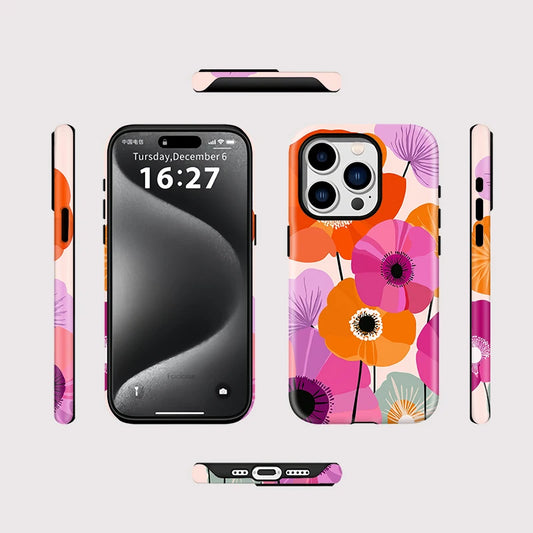Colourful Poppies Phone Case (for iPhone)