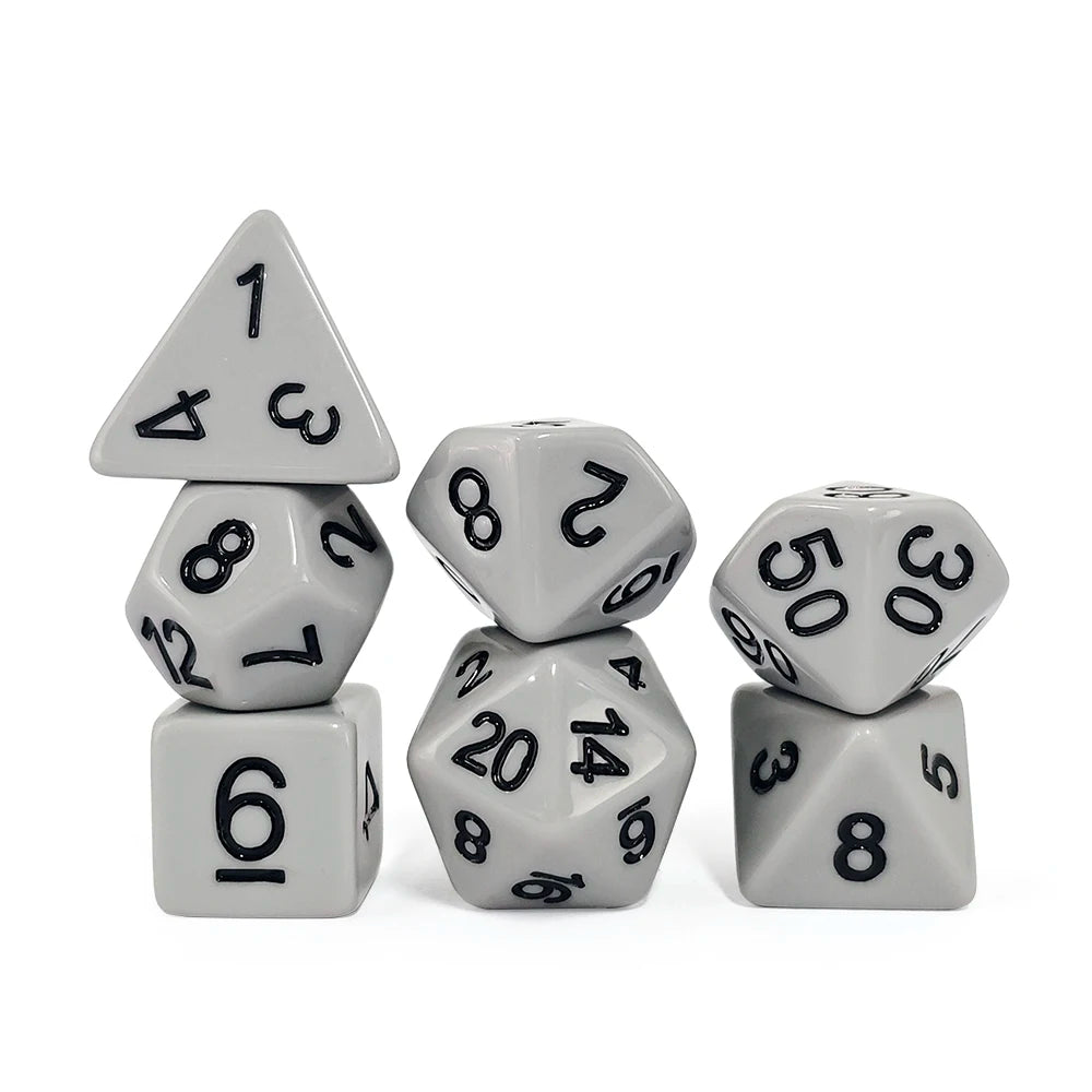 Colourful Resin Dice Set – 26 Designs for D&D and RPGs