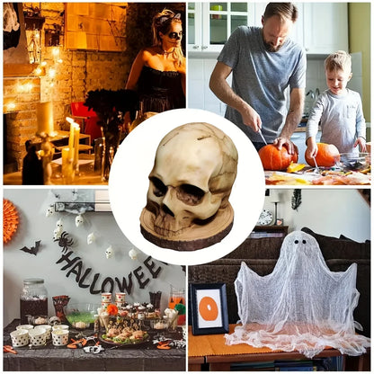 Skull Knife Block – Gothic Skeleton Kitchen Knife Holder