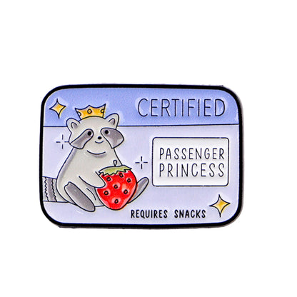 Certified Princess Raccoon Enamel Pin