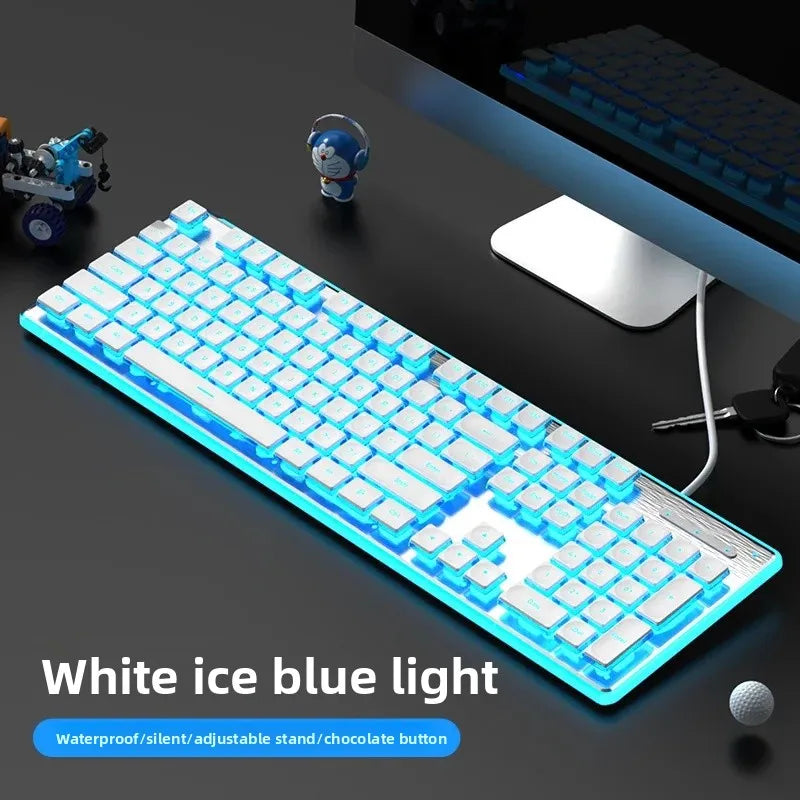 Ultra-Thin Silent Wired Mechanical Keyboard