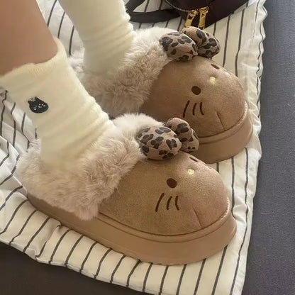 Winter Home Slippers of Hello Kitty