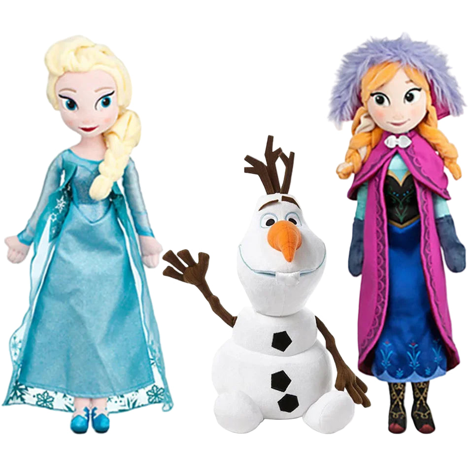 Plush Toys 30-50cm of Frozen Anna Elsa Olaf