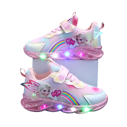 Light-Up Kids Sneakers with Elsa from Frozen