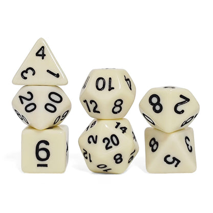 Colourful Resin Dice Set – 26 Designs for D&D and RPGs