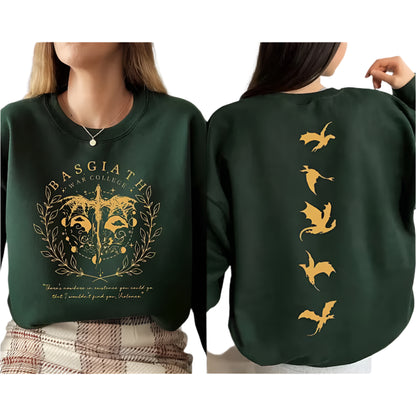 Women's Crew Neck Sweatshirt of Basgiath War College