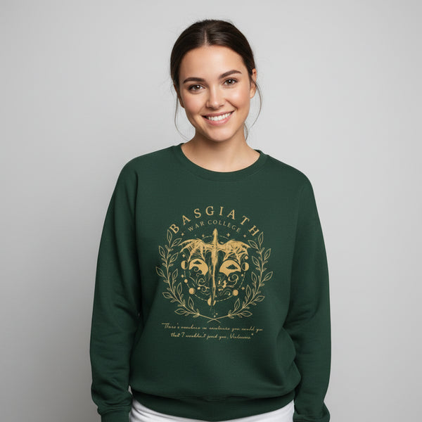 Women's Crew Neck Sweatshirt of Basgiath War College