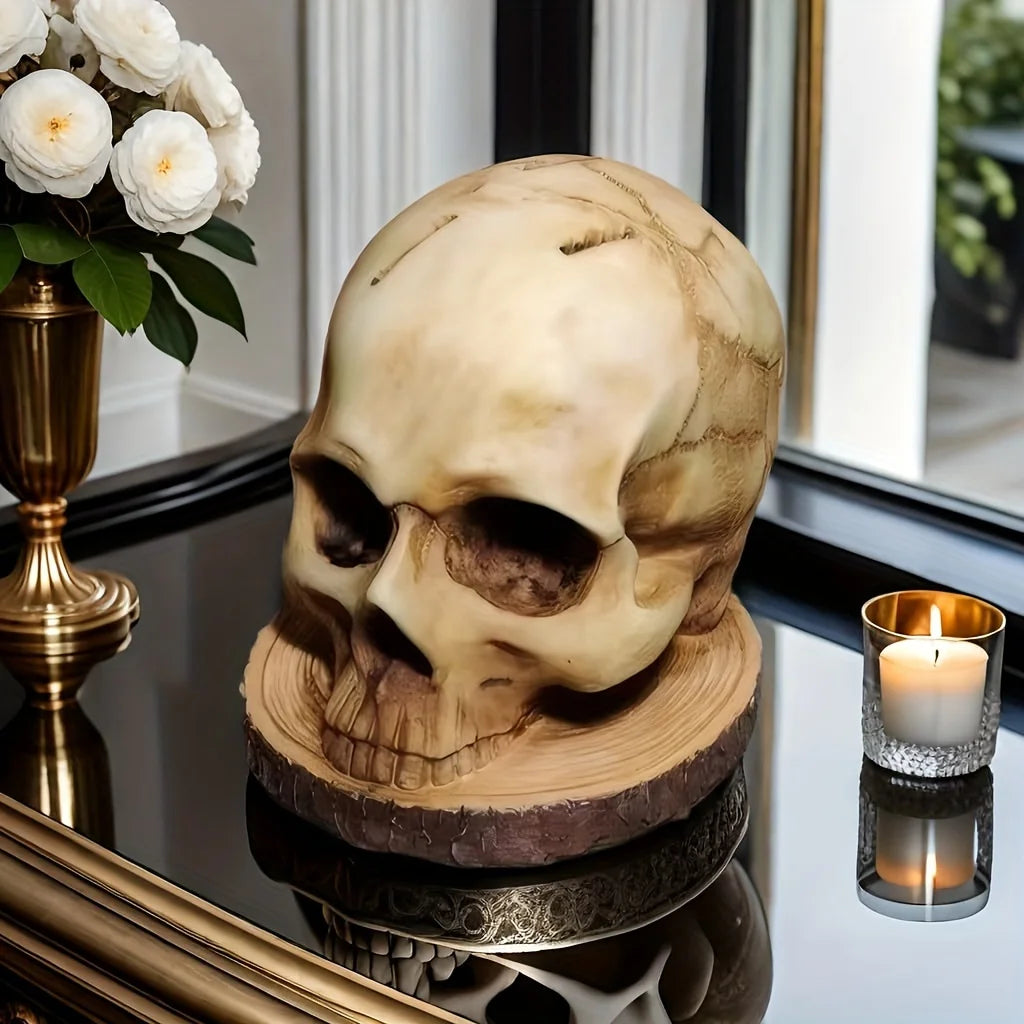 Skull Knife Block – Gothic Skeleton Kitchen Knife Holder