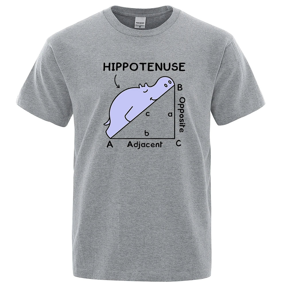 Hippotenuse Funny Men's Graphic Tee