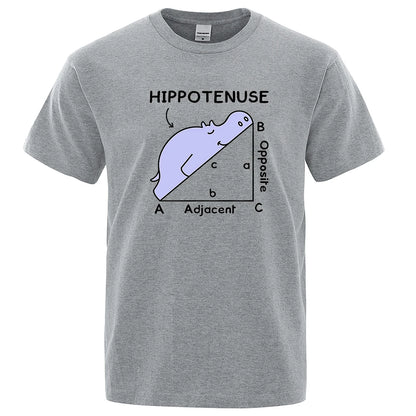 Hippotenuse Funny Men's Graphic Tee
