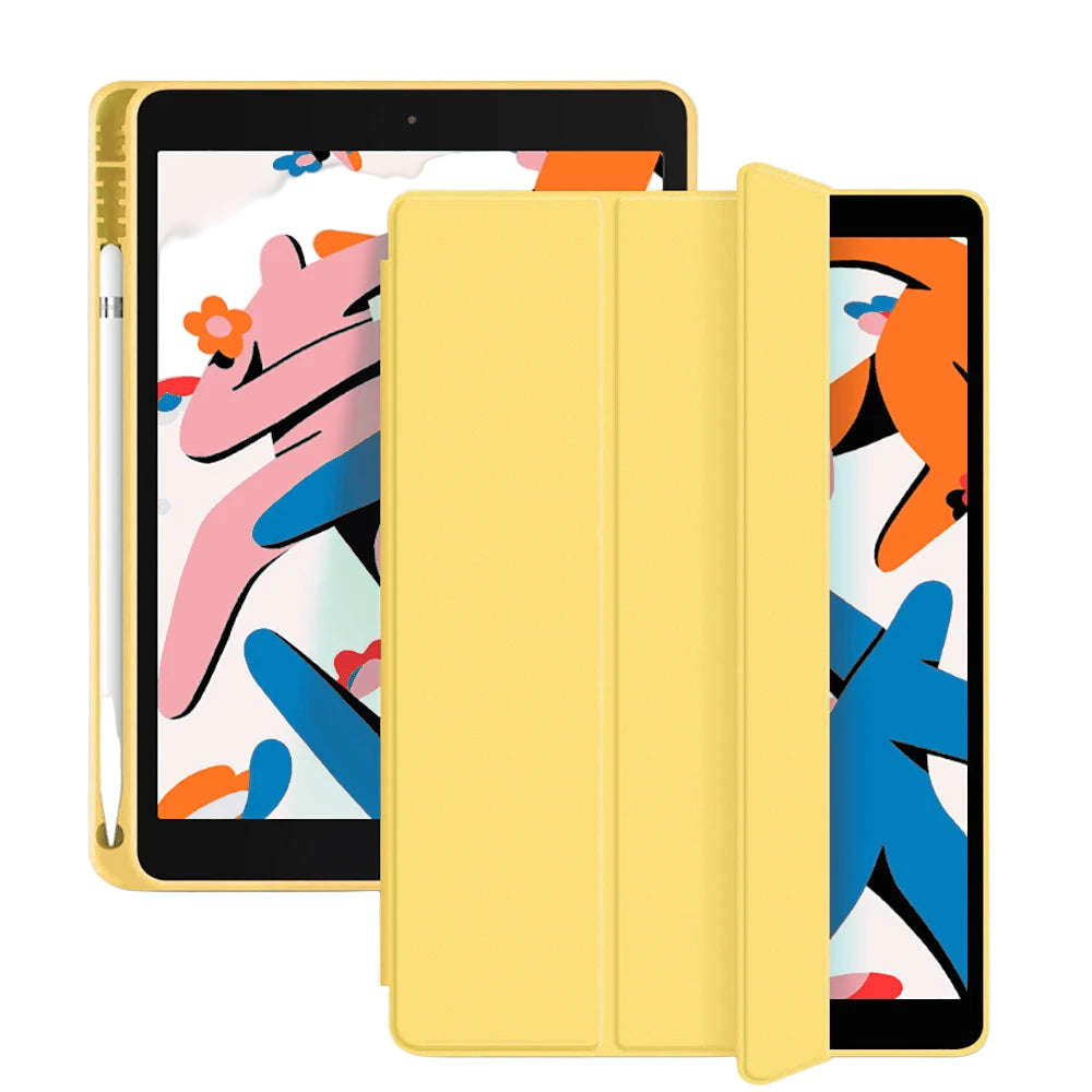 Flip Case for Apple iPad with Apple Pencil Holder