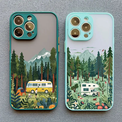 Van Life Forest Landscape Phone Case (for iPhone)