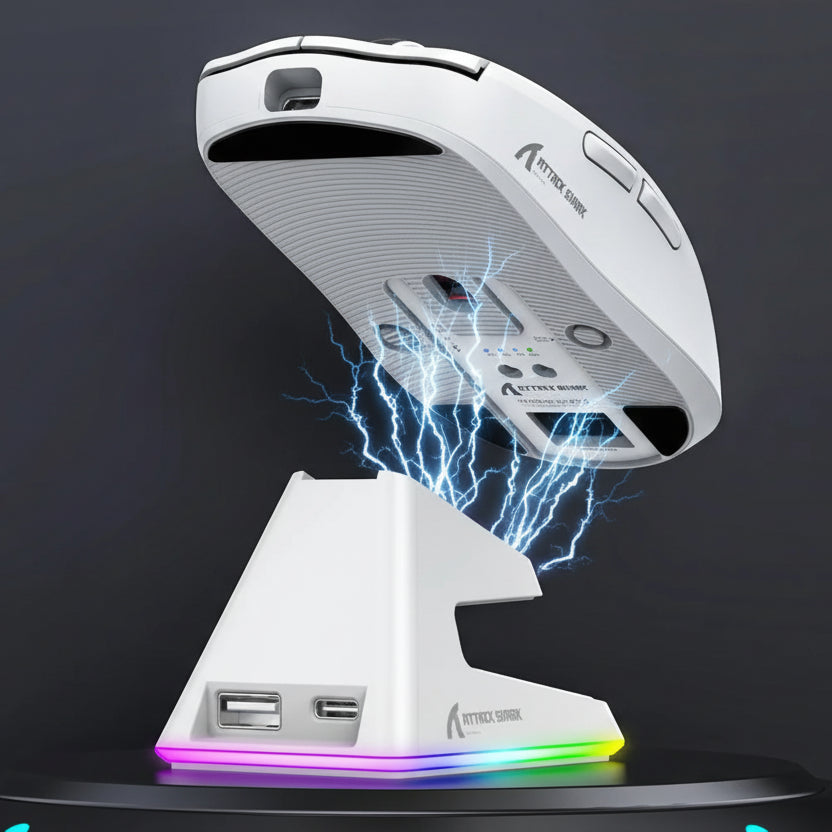 ATTACK SHARK X6 Mouse with Charging Dock