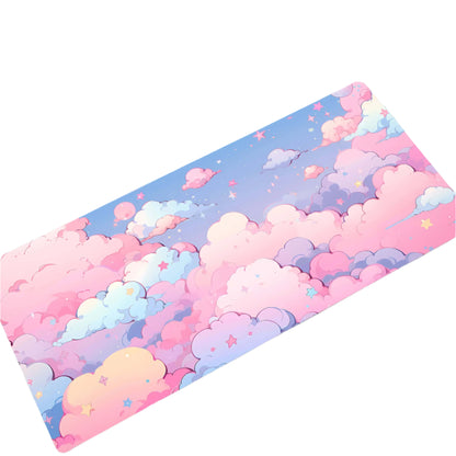 Computer Desk Mats of Pink Clouds
