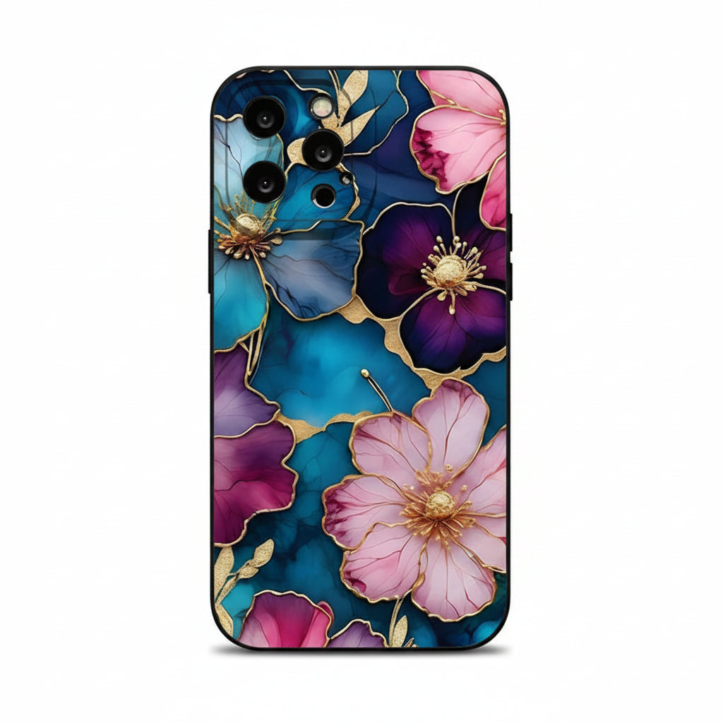 Luxurious Flowers TPU Phone Case (for iPhone)