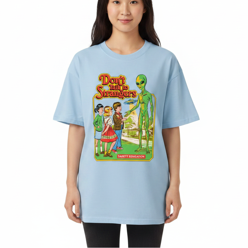 Don't Talk to Strangers Women's Graphic Tee