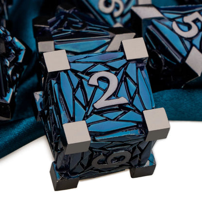 Fancy Metal DnD Dice Set