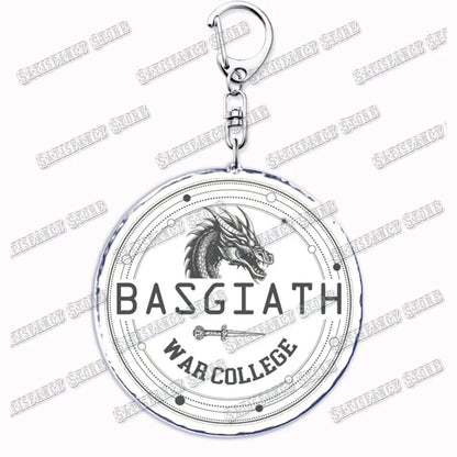 Fourth Wing Basgiath Dragon Keychain