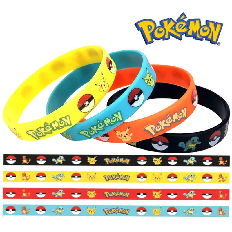 Pokémon Silicone Wristbands (12pcs)