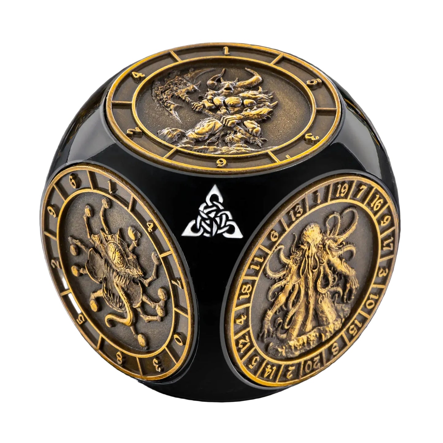 Dragon 3D Relief Metal DND Dice Set