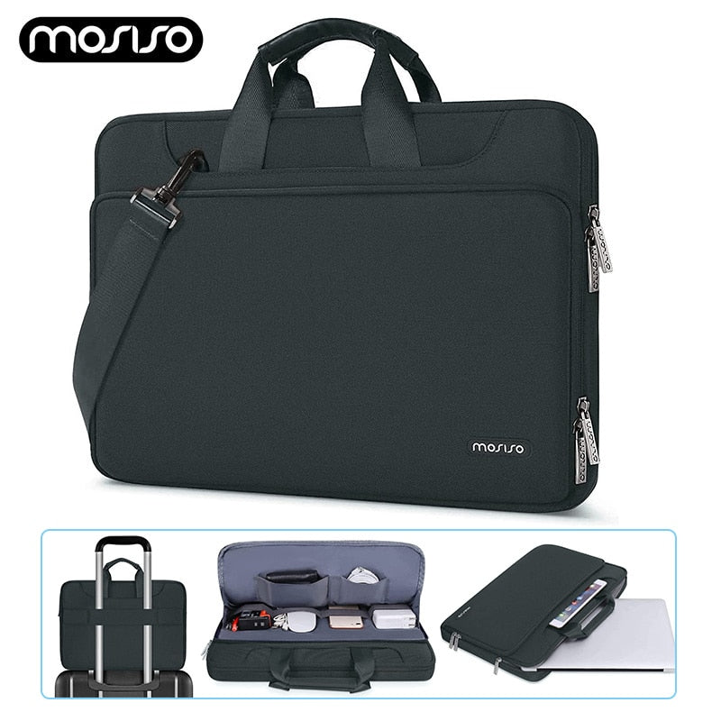 Sleek Mosiso Laptop and Tablet Travel Case - Solid Colour