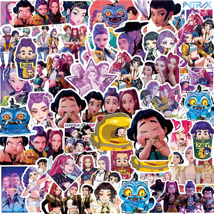 Sticker Decals of K-Pop Demon Hunters