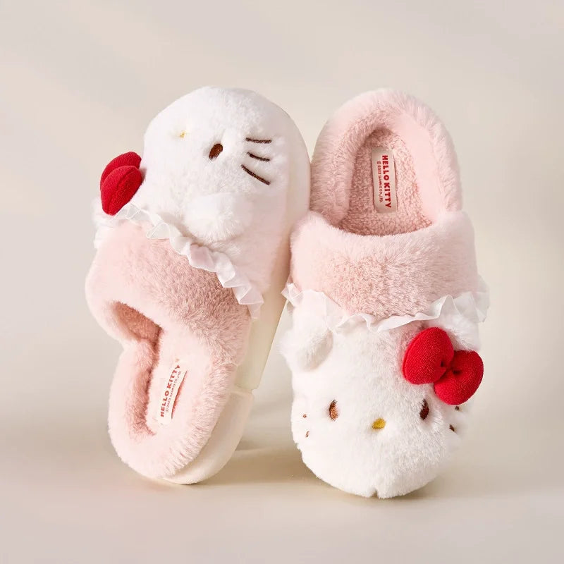 Winter Home Slippers of Hello Kitty