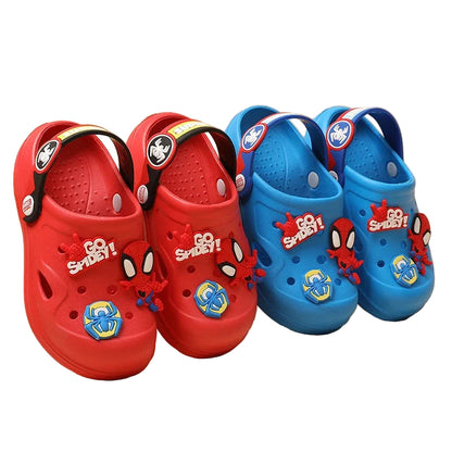 Lightweight Kids Mule Shoes with Spiderman