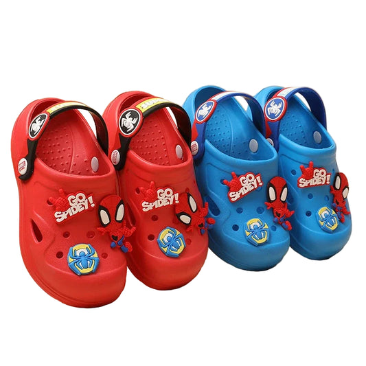 Lightweight Kids Mule Shoes with Spiderman