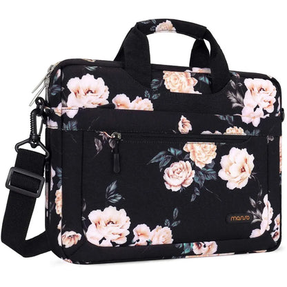 Mosiso Solid Colour Office Laptop Shoulder Bag