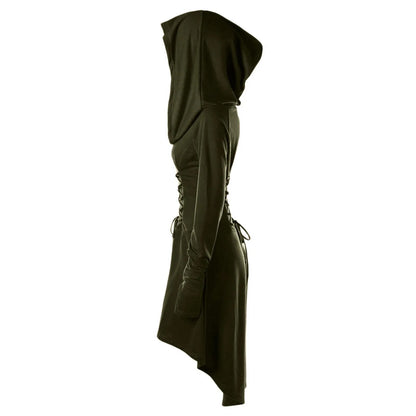 Medieval Mysterious Women's Costume Cloak