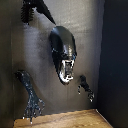 Wall Art Sculpture Inspired by Xenomorph Alien