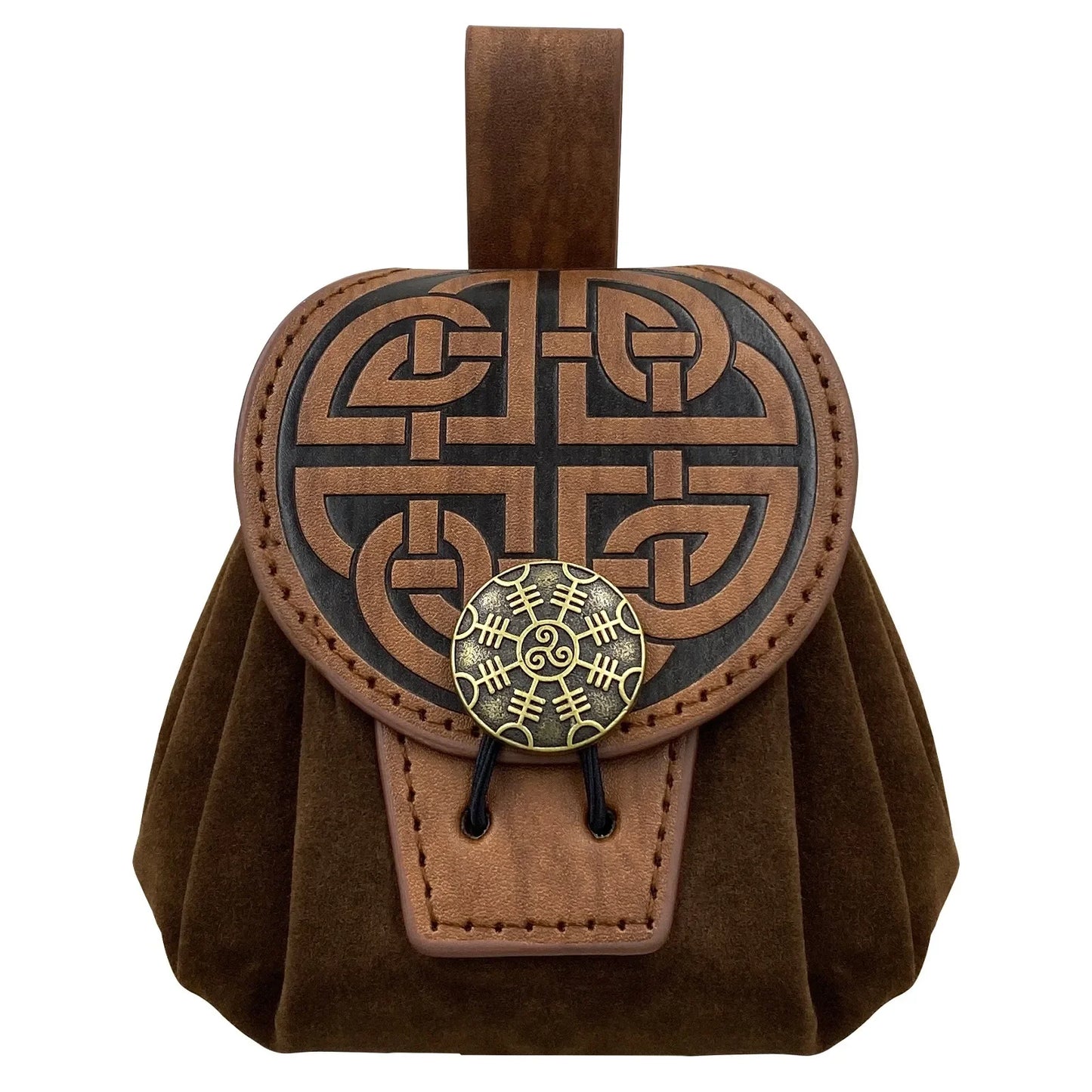 Medieval PU Leather Dice or Coin Bag